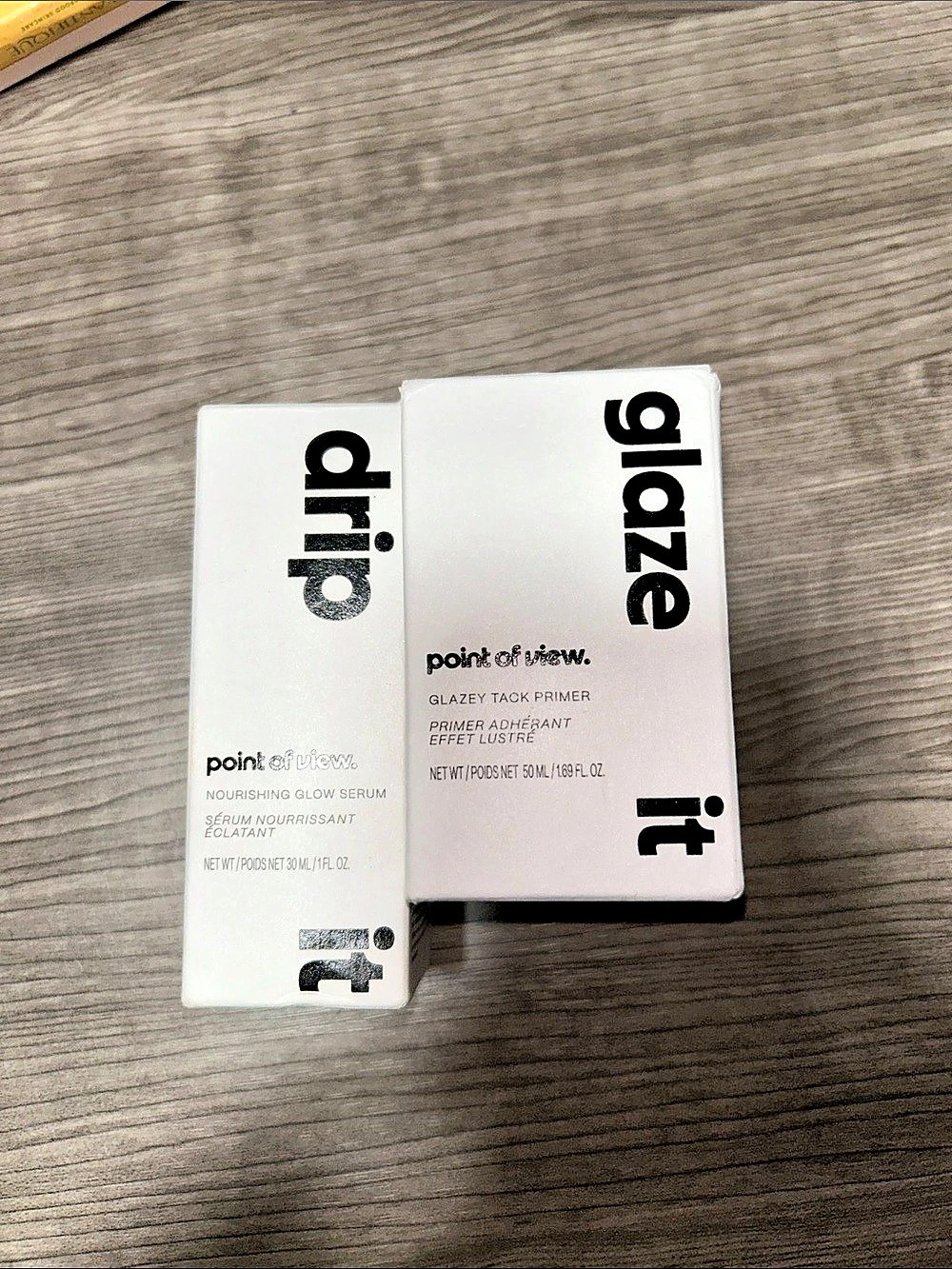 point of view Glaze It / Drip It Primer Duo White NWT